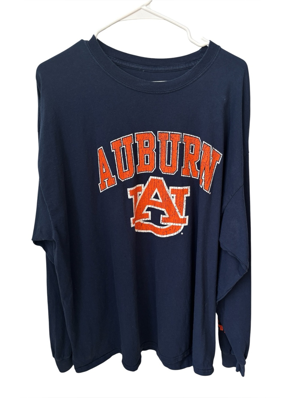 Alabama Auburn University Tigers Gameday Couture Long Sleeve Blue T-Shirt XL